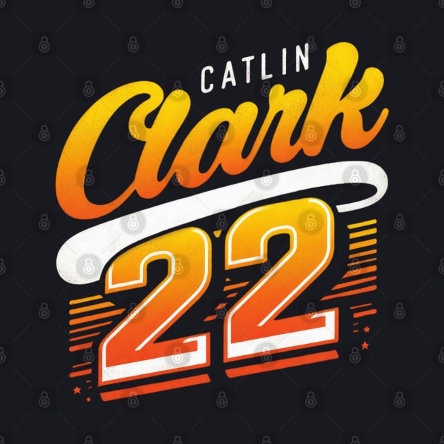 Caitlin Clark 22 Gradient colors by thestaroflove