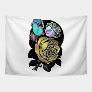 Colourful Roses Tapestry