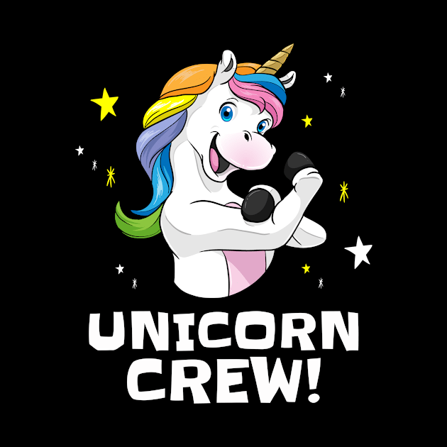 Unicorn Crew Shirt Team Girl Group Unicorn Squad Girl by ELFEINHALB