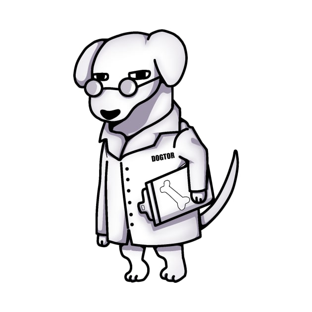 Funny Doctor Dog, Dog Lover by dukito