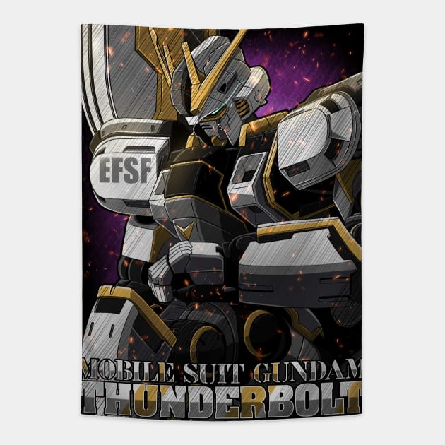 Gundam Atlas Tapestry by Dishaw studio