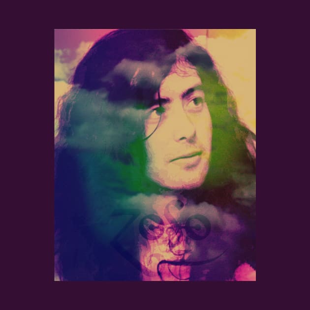 Jimmy Page Fan Art by Whole Lotta Pixels