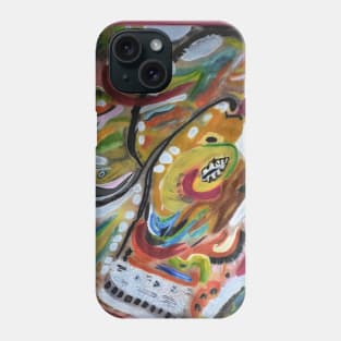 Abstract Art Depicting Animals and Nature Phone Case