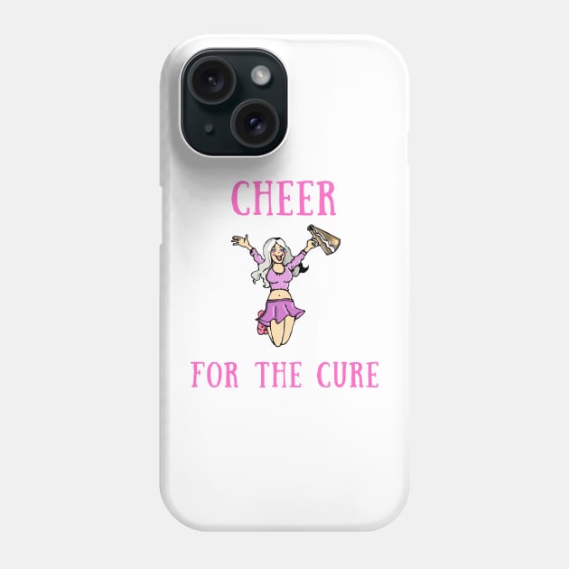 Cheer for the cure Phone Case by IOANNISSKEVAS