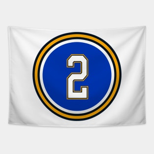 The Al MacInnis Number 2 Jersey St Louis Blues Inspired Tapestry