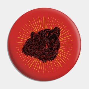 bear attack Pin