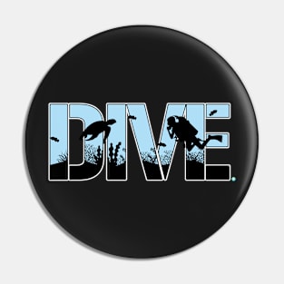 SCUBA DIVING:  Scuba Diving scuba diving t shirt gift Pin