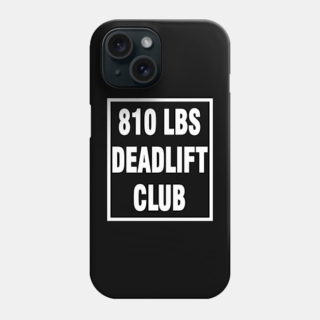 deadlift 810 lbs Phone Case by Chandan