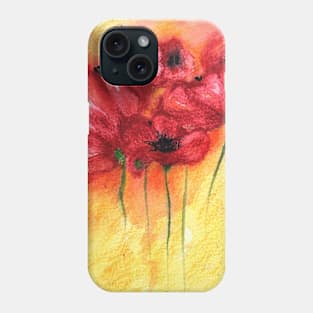 Poppy flowers Phone Case