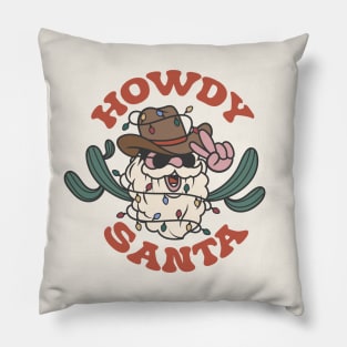 Howdy Santa Pillow