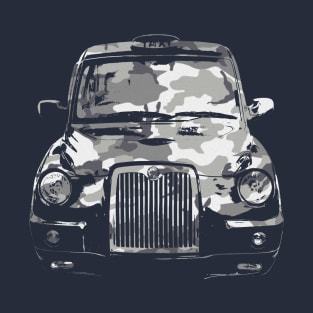 London black cab taxi monoblock urban camo T-Shirt