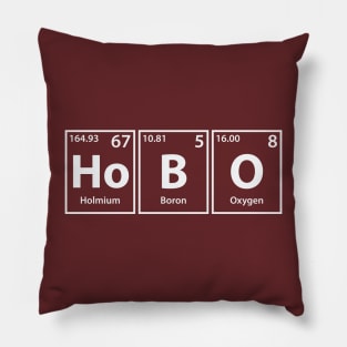 Hobo (Ho-B-O) Periodic Elements Spelling Pillow