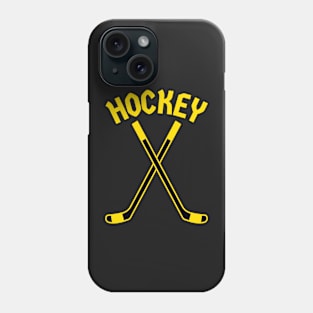 HOCKEY CROSSED STICKS LOGO Phone Case