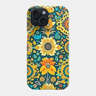 African Floral Pattern Phone Case