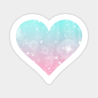 Kawaii Magical Cotton Candy Heart Magnet