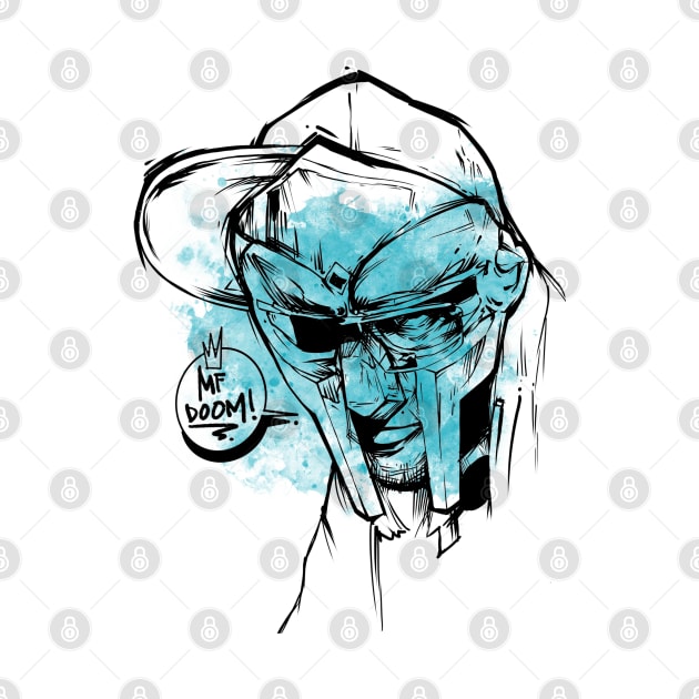 MF DOOM SKETCH Portrait by Basic Lee