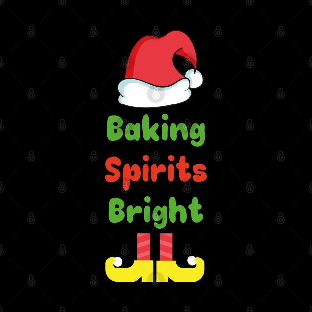 Elf - Baking Spirits Bright Christmas Baking by ScrewpierDesign