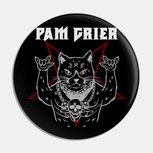 PAM GRIER CAT ROCK - MERCH VTG Pin