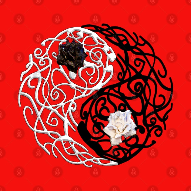 Yin and Yang Rose by dalyndigaital2@gmail.com