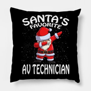 Santas Favorite Av Technician Christmas Pillow