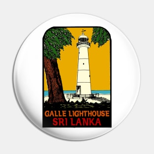 Galle Lighthouse Vintage Style Pin