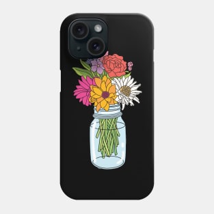 Flowers in a jar Phone Case