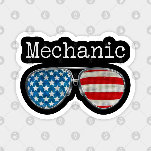 AMERICA PILOT GLASSES MECHANIC Magnet by SAMELVES