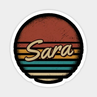 Sara Vintage Text Magnet