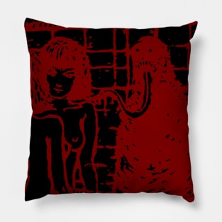 Love Market (High Definition, Monochrome). Pillow