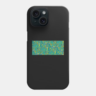 Ocean Fish Treasure Hunt Doodle Pattern Phone Case