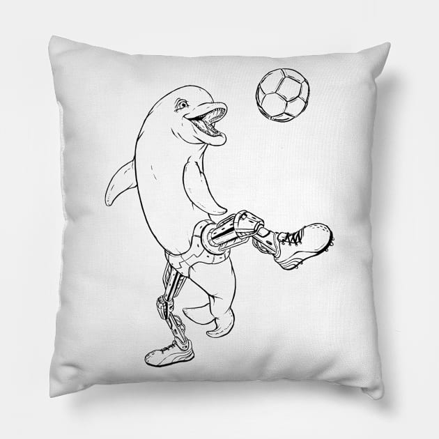 Fancy a Game? Pillow by AJIllustrates