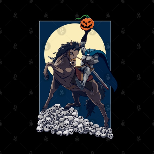 Sleepy Hollow Headless Horseman Graphic Design by TMBTM