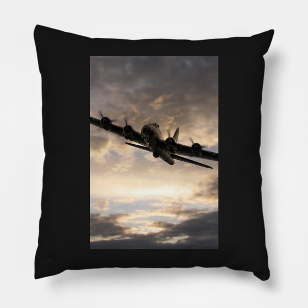 Golden Fortress Pillow by aviationart