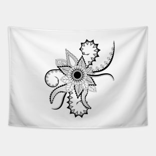 Elegant decorative abstract flower Tapestry