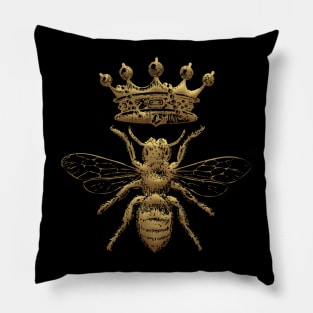 Queen Bee | Gold Queen Bee | Golden Queen Bee | Pillow