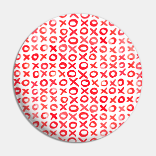 Xoxo valentine's day - red Pin