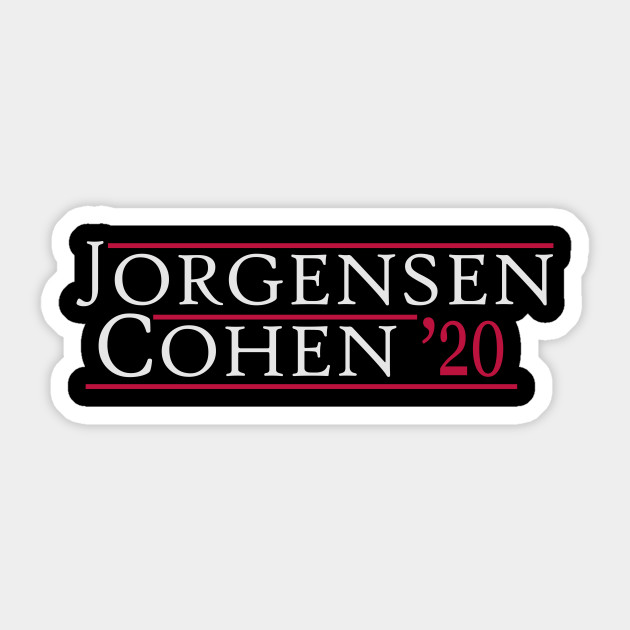 Jorgensen Cohen 2020 Jo Jorgensen Sticker Teepublic Uk