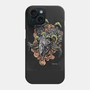 Life after death - goat skull Phone Case