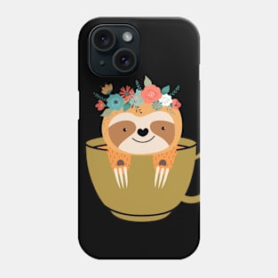 Sloths And Coffee Phone Case