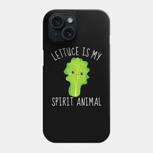 Lettuce: My Crisp and Crunchy Spirit Animal Phone Case