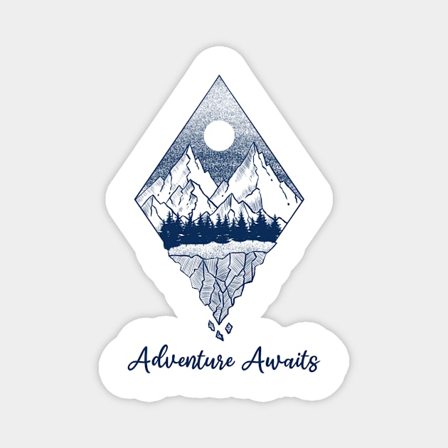 Adventure Awaits Magnet by DiorelleDesigns