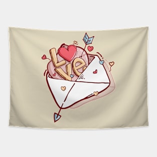 Valentine love letters Tapestry