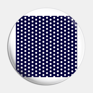 White dots in dark blue background Pin