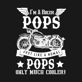 Biker Dad Shirt POPS T-Shirt