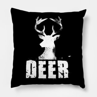 Retro Deer Pillow