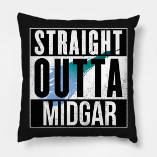 Straight Outta Midgar Pillow