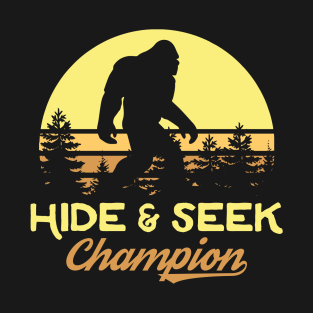 bigfoot hide and seek champion shirt