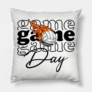 Volleyball Game Day Pillow