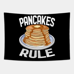 Pancakes Rule Breakfast Lover Tapestry