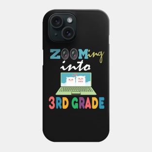 Zooming into 3rd grade..back to school virtual funny Phone Case